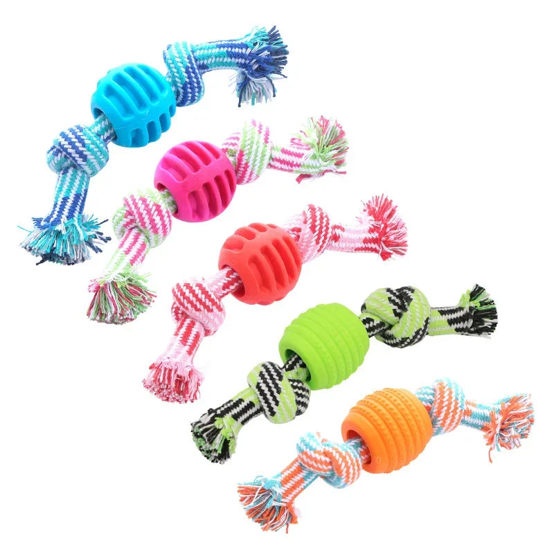 Cotton Rope Double Knot Ball - PeticaDeals