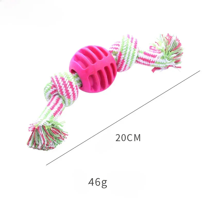 Cotton Rope Double Knot Ball - PeticaDeals
