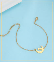 Crescent Moon Cute Cat Bracelets on Hand for Women Stainless Steel Charm Bracelets - PeticaDeals