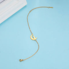 Crescent Moon Cute Cat Bracelets on Hand for Women Stainless Steel Charm Bracelets - PeticaDeals