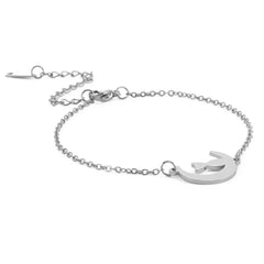 Crescent Moon Cute Cat Bracelets on Hand for Women Stainless Steel Charm Bracelets - PeticaDeals