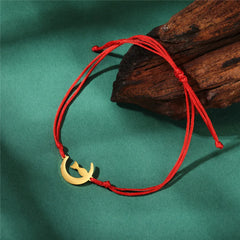 Crescent Moon Cute Cat Bracelets on Hand for Women Stainless Steel Charm Bracelets - PeticaDeals