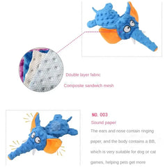 Crinkle Durable Dog Chew Toy No Stuffing - PeticaDeals