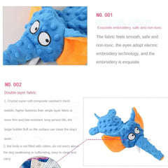 Crinkle Durable Dog Chew Toy No Stuffing - PeticaDeals
