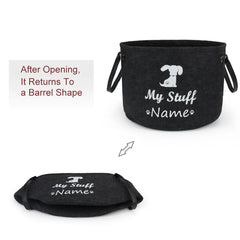Custom Name Pet Toy Storage Basket - PeticaDeals