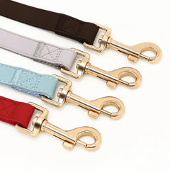 Customized Leather Dog Collar Harness Leash Set - PeticaDeals