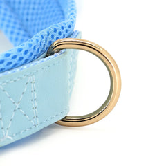 Customized Leather Dog Collar Harness Leash Set - PeticaDeals