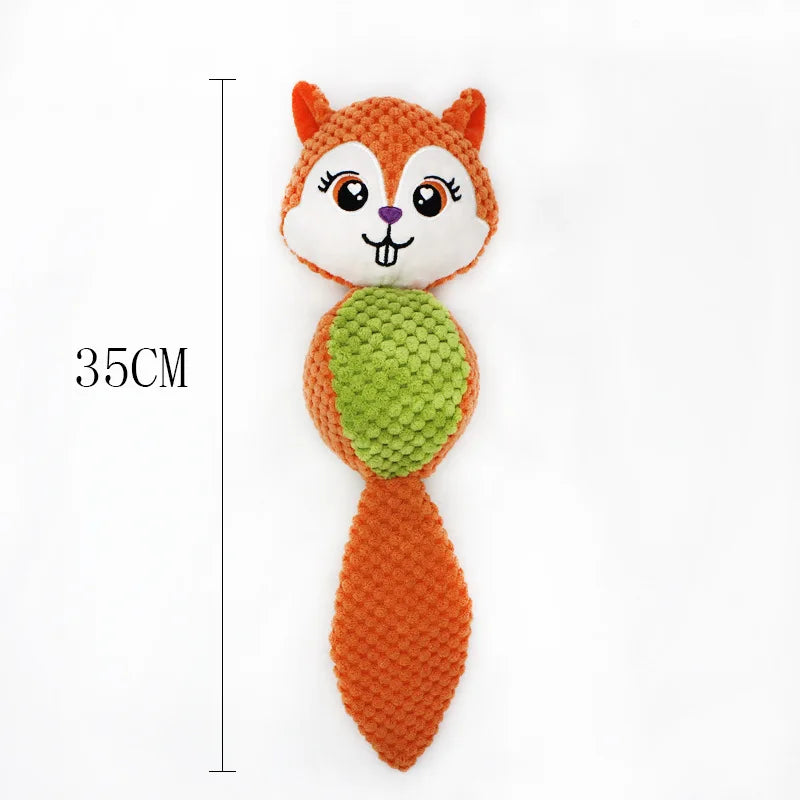 Cute Animal Ball Shape Dog Squeak Toys for Small Dogs - PeticaDeals