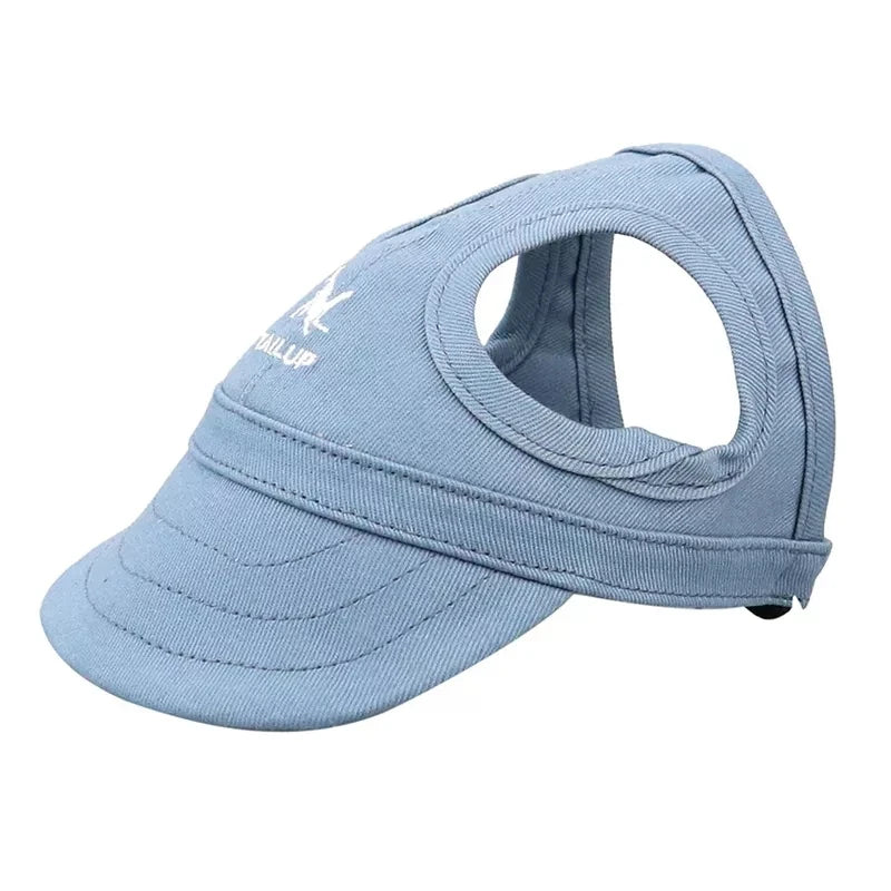 Cute Baseball Cap with Ear Holes for Large Medium Small Dogs - PeticaDeals