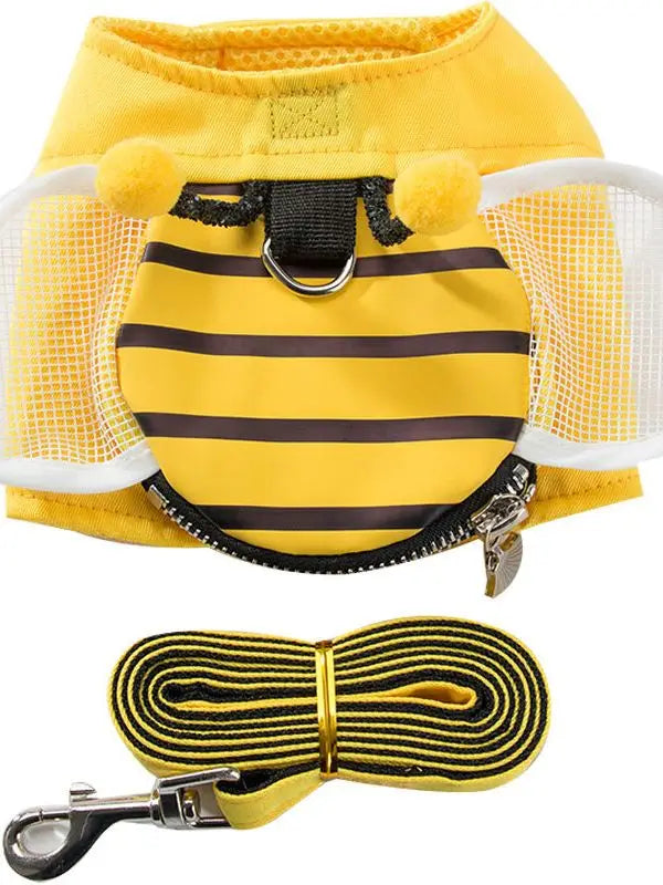 Cute Bee Vest Cats & Small Dog Leash - PeticaDeals