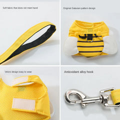 Cute Bee Vest Cats & Small Dog Leash - PeticaDeals