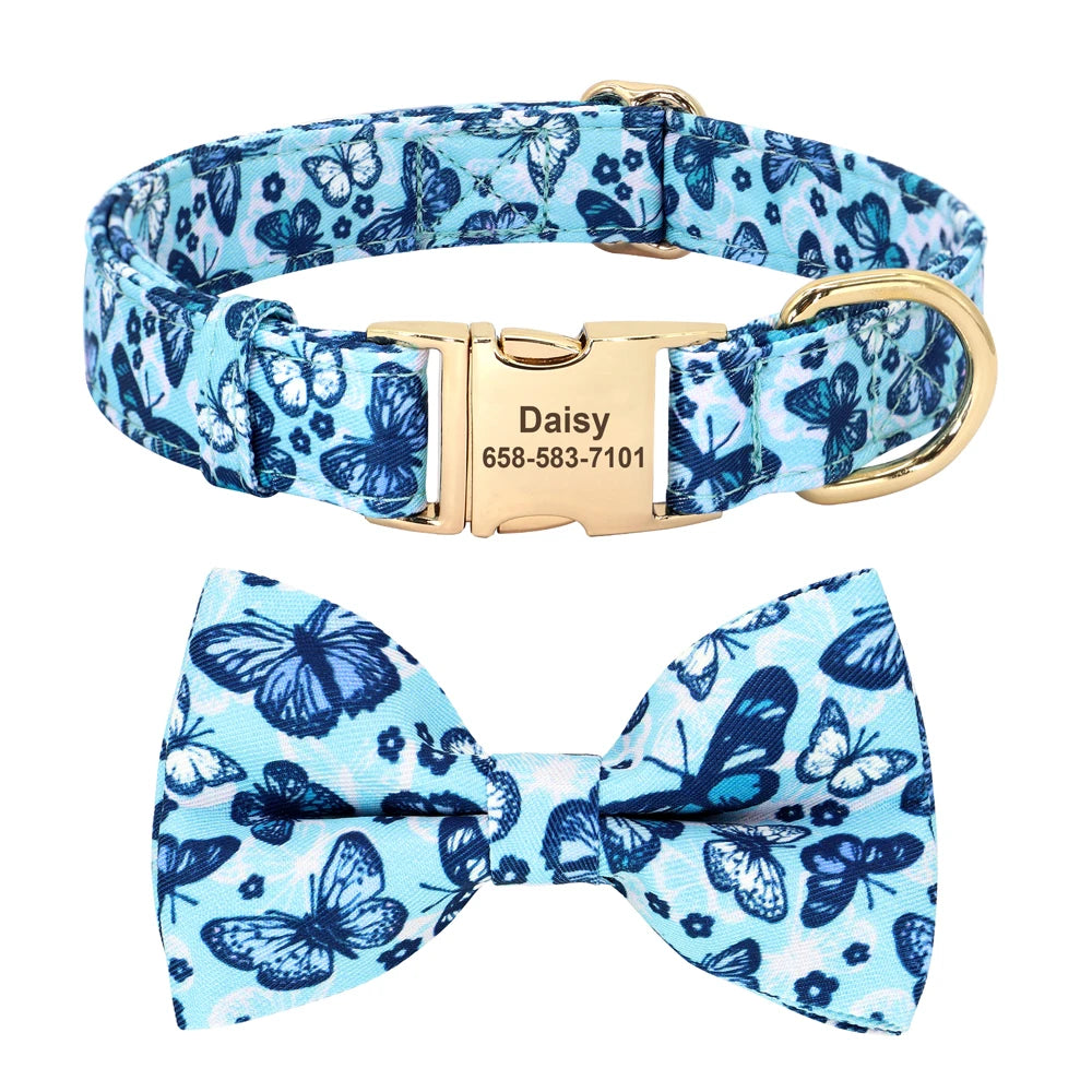 Cute Bowknot Flower Pet ID Collars - PeticaDeals