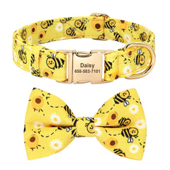 Cute Bowknot Flower Pet ID Collars - PeticaDeals