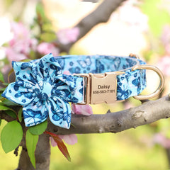 Cute Bowknot Flower Pet ID Collars - PeticaDeals
