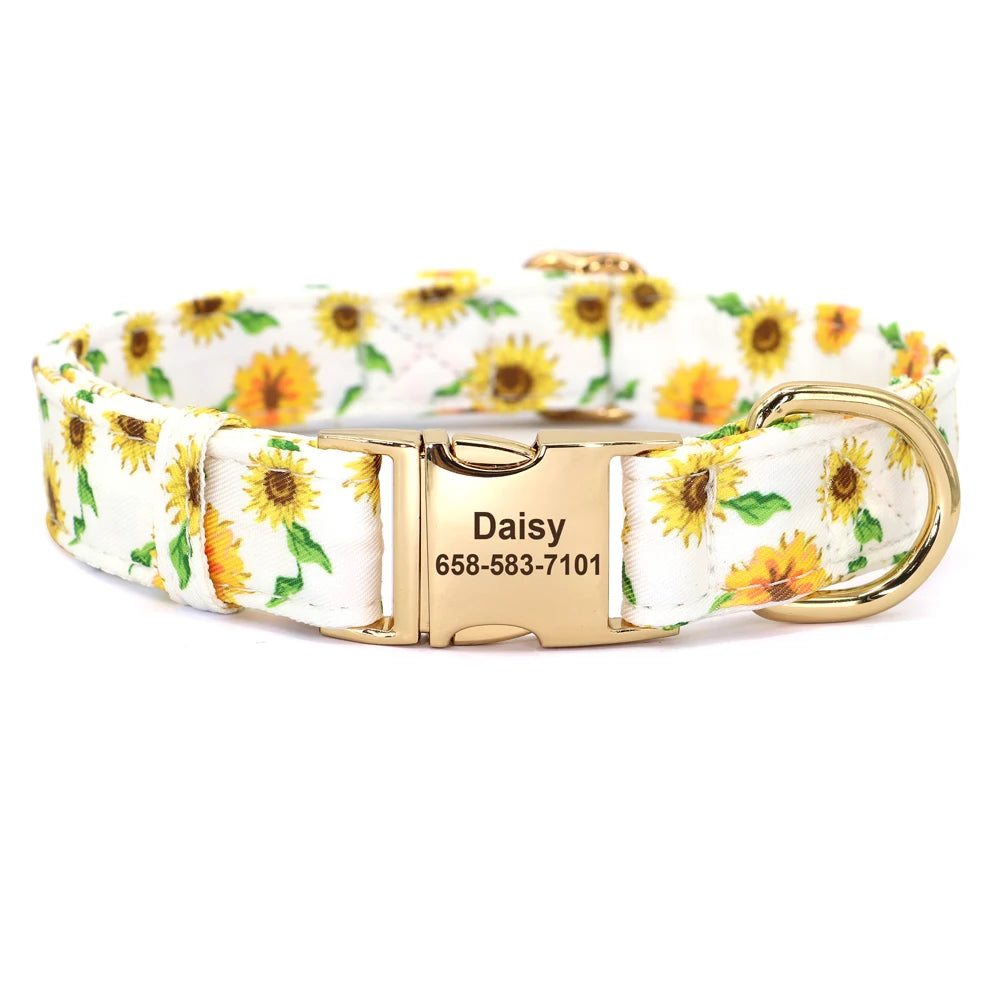 Cute Bowknot Flower Pet ID Collars - PeticaDeals
