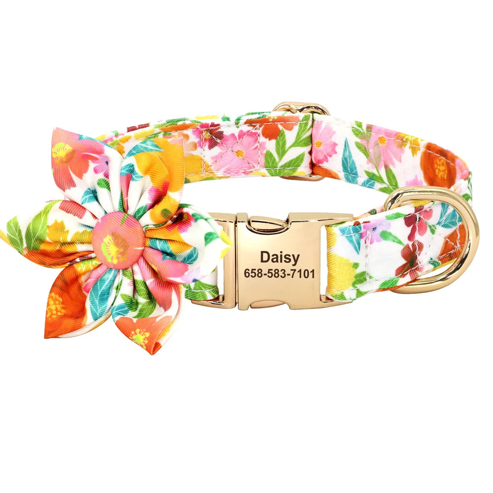 Cute Bowknot Flower Pet ID Collars - PeticaDeals