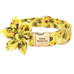 Cute Bowknot Flower Pet ID Collars - PeticaDeals