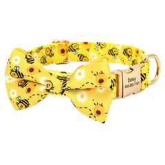 Cute Bowknot Flower Pet ID Collars - PeticaDeals