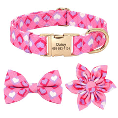 Cute Bowknot Flower Pet ID Collars - PeticaDeals