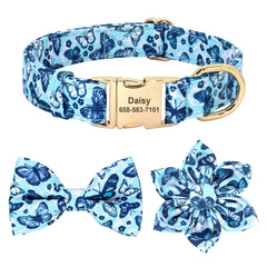 Cute Bowknot Flower Pet ID Collars - PeticaDeals