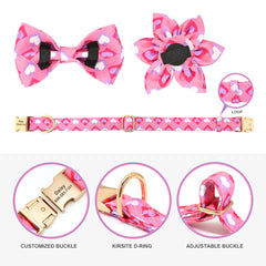Cute Bowknot Flower Pet ID Collars - PeticaDeals
