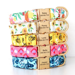 Cute Bowknot Flower Pet ID Collars - PeticaDeals