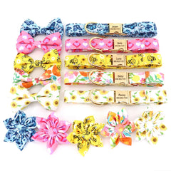 Cute Bowknot Flower Pet ID Collars - PeticaDeals
