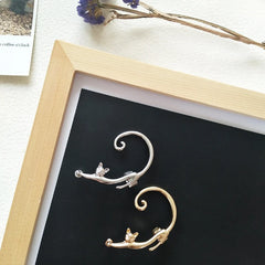 Cute Cat Clip-On Earrings for Women Orecchini - PeticaDeals
