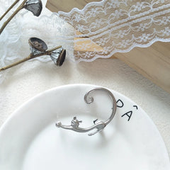 Cute Cat Clip-On Earrings for Women Orecchini - PeticaDeals