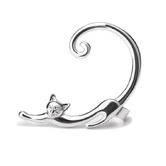 Cute Cat Clip-On Earrings for Women Orecchini - PeticaDeals