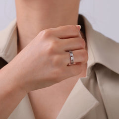 Cute Cat Dog Paw Rings for Women Stainless Steel Animal Pet Footprint Ring Jewelry - PeticaDeals