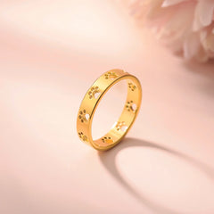 Cute Cat Dog Paw Rings for Women Stainless Steel Animal Pet Footprint Ring Jewelry - PeticaDeals