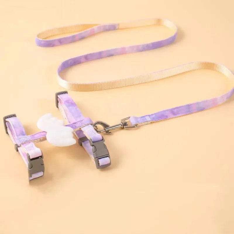 Cute Cat Harness Leash Set with Wings Adjustable - PeticaDeals