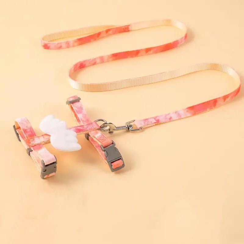 Cute Cat Harness Leash Set with Wings Adjustable - PeticaDeals