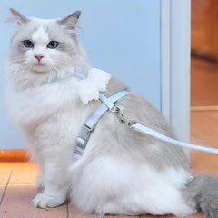 Cute Cat Harness Leash Set with Wings Adjustable - PeticaDeals