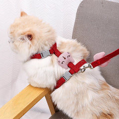 Cute Cat Harness Leash Set with Wings Adjustable - PeticaDeals