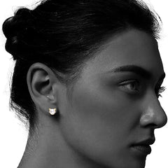 Cute Cat Imitation Pearl Stud Earrings with CZ Exquisite Girl Ear Piercing Earrings Fancy Statement Jewelry - PeticaDeals