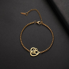 Cute Cat Paw Heart Charm Bracelet for Women & Men of Stainless Steel - PeticaDeals
