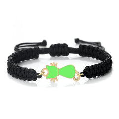 Cute Cat Pendant Braided Bracelet Colorful String Couple Bangles Chain Handmade Yoga Healing Jewelry - PeticaDeals