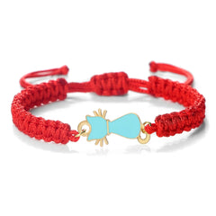 Cute Cat Pendant Braided Bracelet Colorful String Couple Bangles Chain Handmade Yoga Healing Jewelry - PeticaDeals