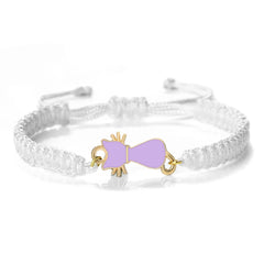 Cute Cat Pendant Braided Bracelet Colorful String Couple Bangles Chain Handmade Yoga Healing Jewelry - PeticaDeals
