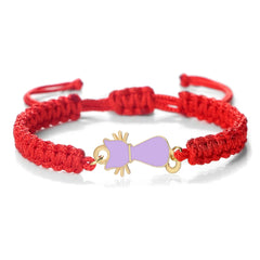 Cute Cat Pendant Braided Bracelet Colorful String Couple Bangles Chain Handmade Yoga Healing Jewelry - PeticaDeals