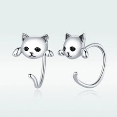 Cute Cat Stud Earrings - PeticaDeals