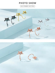 Cute Cat Stud Earrings - PeticaDeals