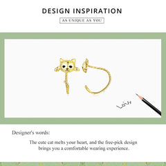 Cute Cat Stud Earrings - PeticaDeals