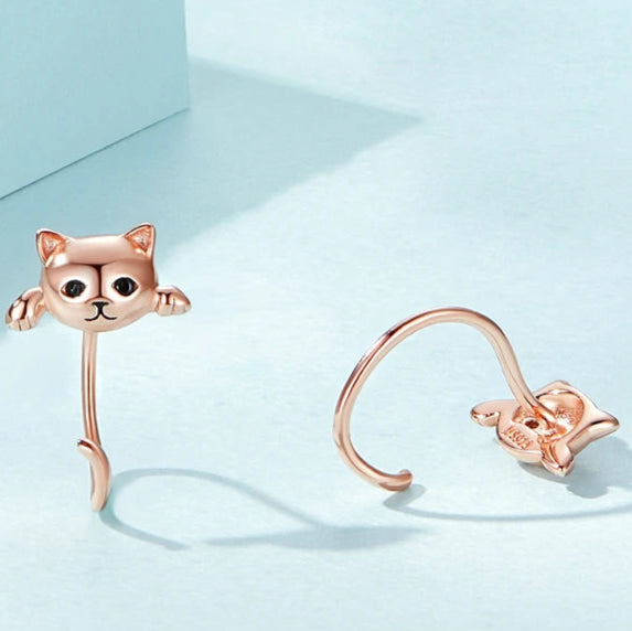 Cute Cat Stud Earrings - PeticaDeals