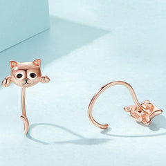 Cute Cat Stud Earrings - PeticaDeals