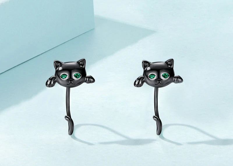 Cute Cat Stud Earrings - PeticaDeals