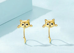 Cute Cat Stud Earrings - PeticaDeals