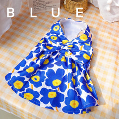 Cute Clothes Summer Flower Skirt For Cat & Dog - PeticaDeals